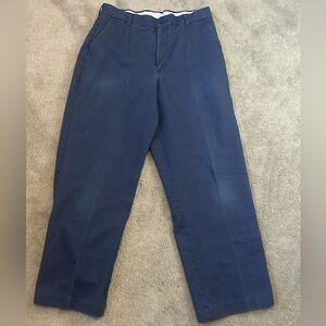 Wearguard Size 14-U 30 Waist 29 Inseam Navy Blue Casual Work Slacks Style #249